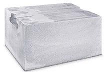 PREFABED Premium tvárnice šedá hladká s kapsou 490*240*360mm P2-450